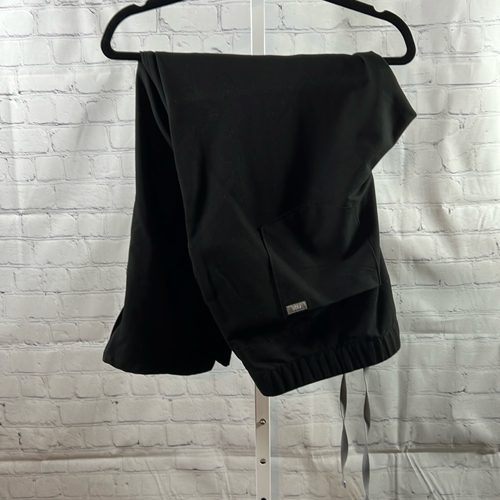 Figs Technical Collection Black XXL Straight leg zip-ankle Total 6 pockets
